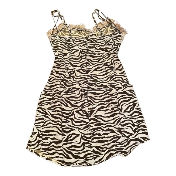 re:named Neha Leopard Print Dress blue/back - Picture 8 of 16